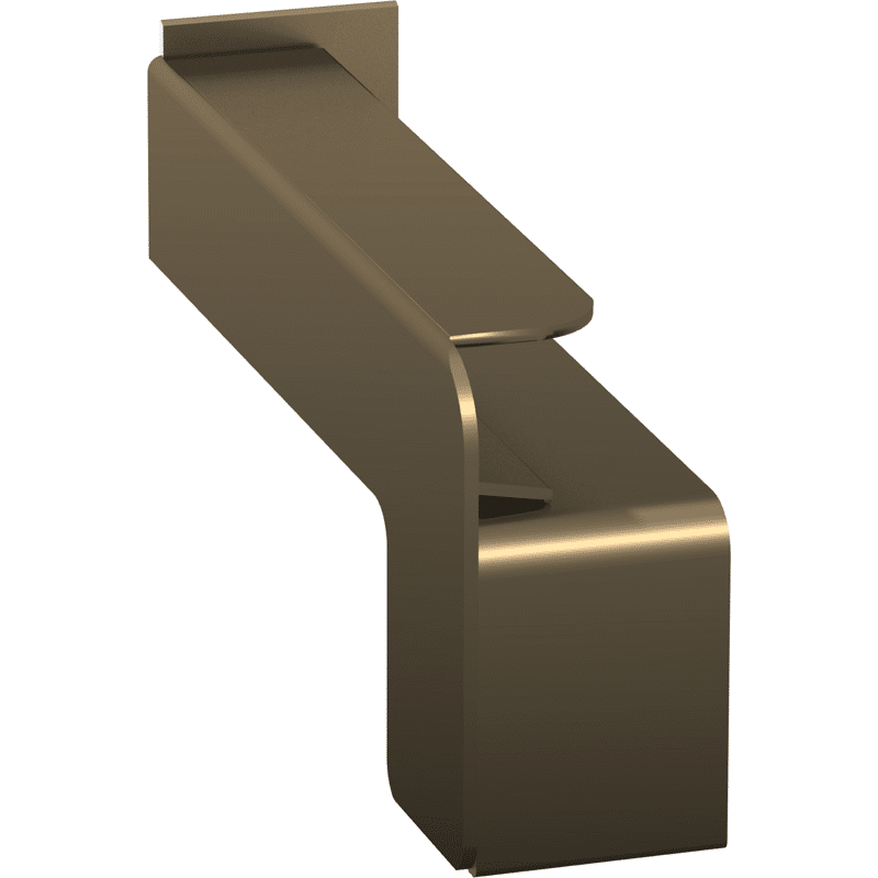Fensterbank-Abschluss A700 BC2,5 eloxiert 110mm links