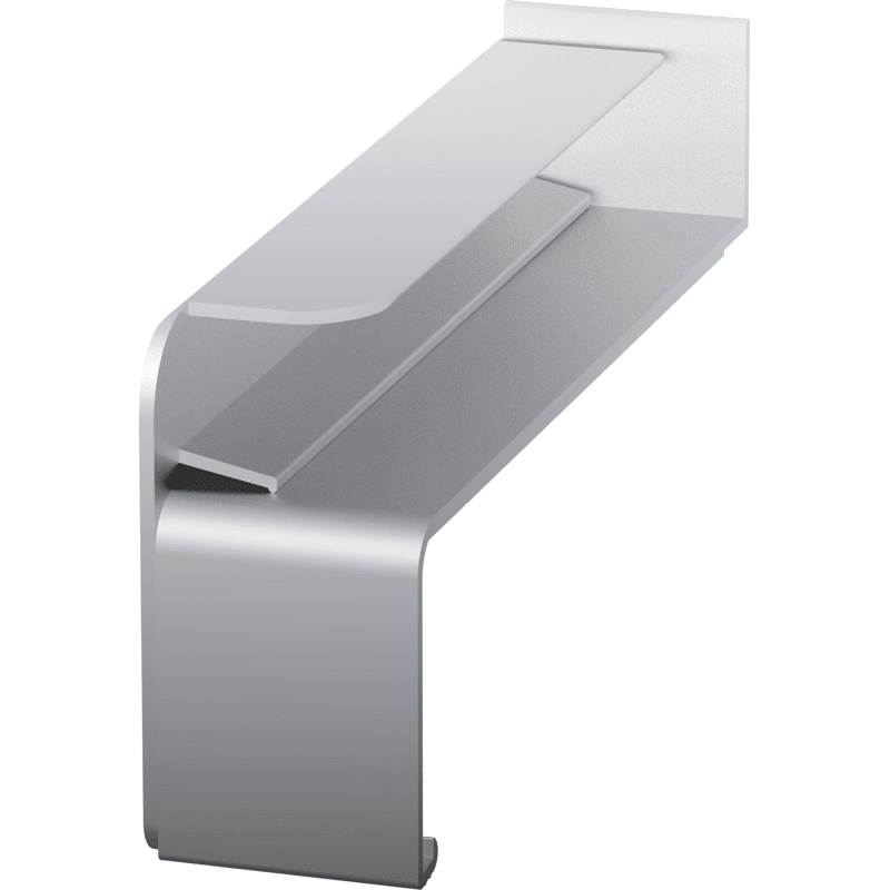 Fensterbank-Abschluss A700 BC0 eloxiert 110mm links