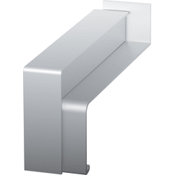 Fensterbank-Gleitabschluss A900G BC0 eloxiert 330mm links