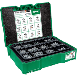 SPAX Schraubenset im Systainer T-Loc I Senkkopf,  Wirox (1380 Stk.)
