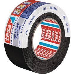 tesa Duct Tape PRO-STRONG schwarz 50m:50mm