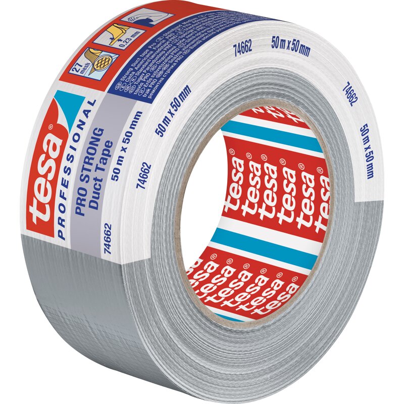 tesa Duct Tape PRO-STRONG grau 50m:50mm