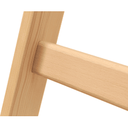Holz-Sprossenstehleiter