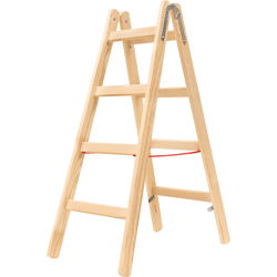 Holz-Sprossenstehleiter
