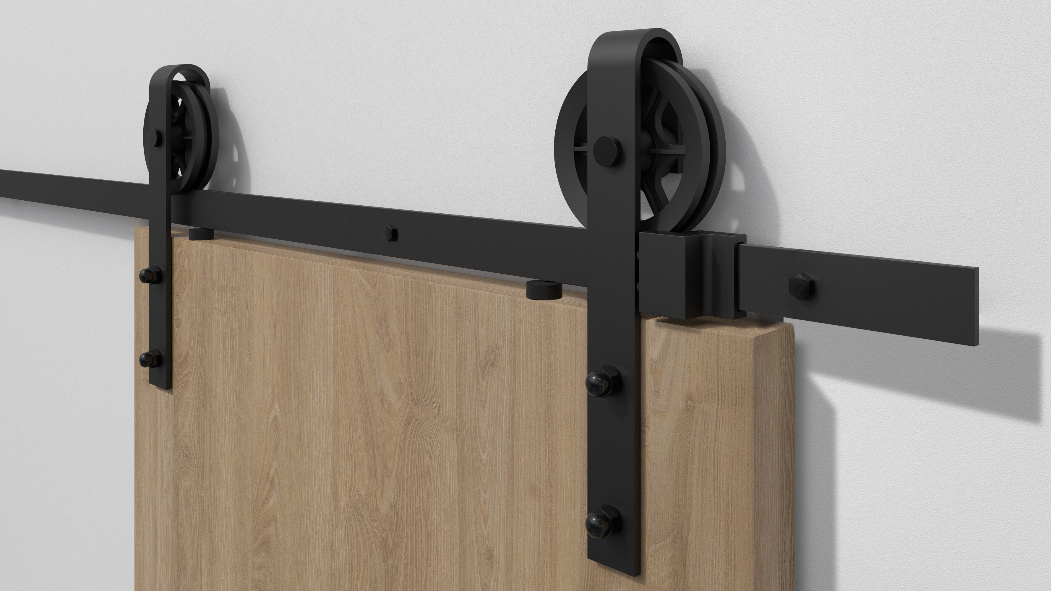 HERMAT Schiebetür-Griff CORVARA für Holztüren Größe: 239 x 31 mm, schwarz  bei SEEFELDER kaufen