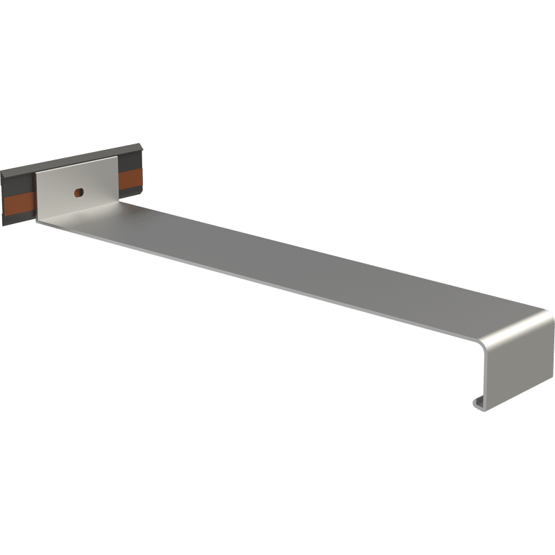 Anschraubdichtung AD 500 mit Montageklebeband,  schwarz