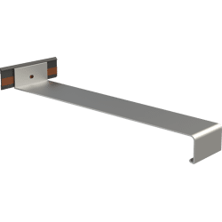 Anschraubdichtung AD 500 mit Montageklebeband,  schwarz