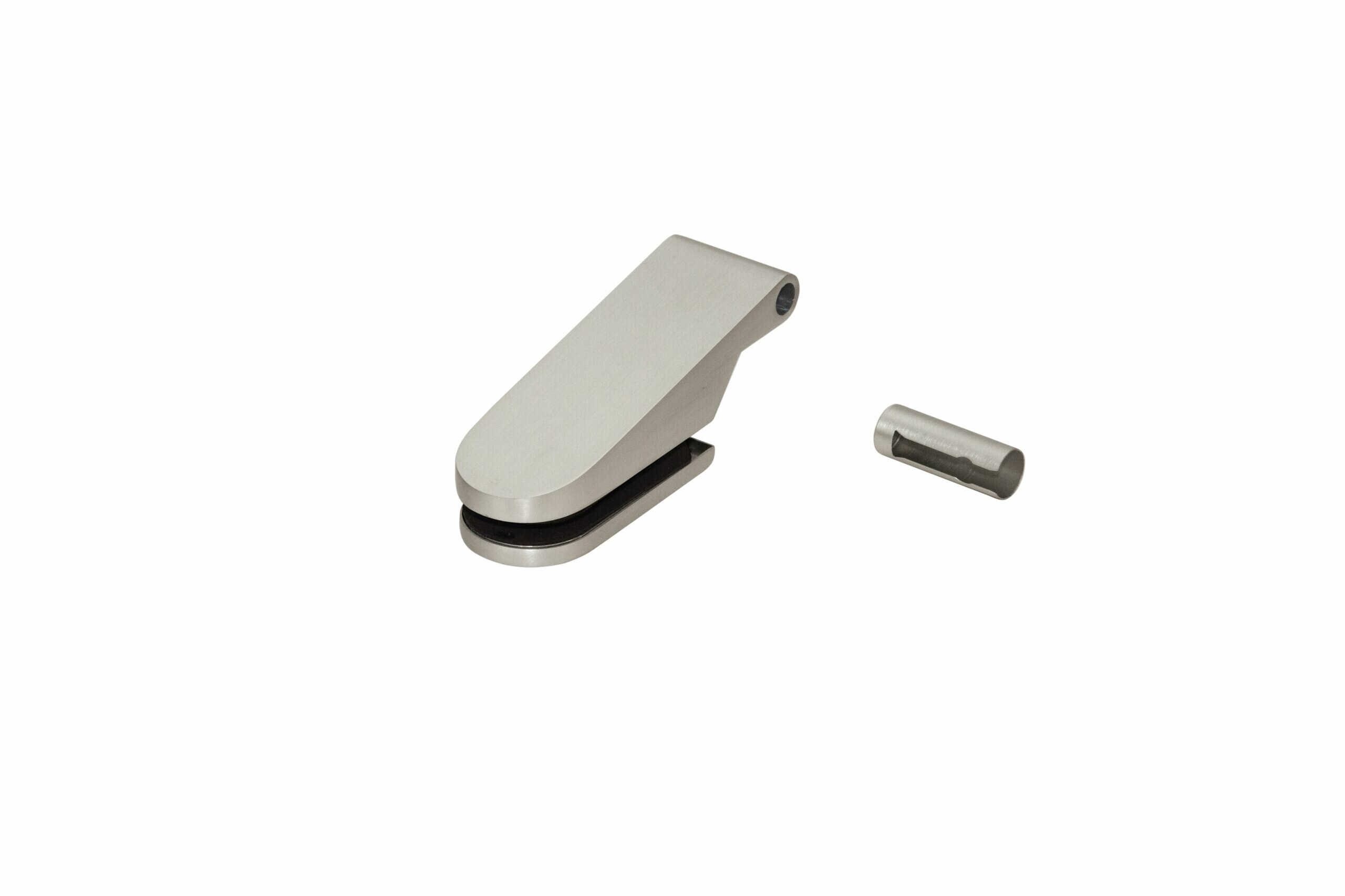 Dormakaba Glastürschloss STUDIO Rondo - Silber Eloxiert Für Drehflügeltüren