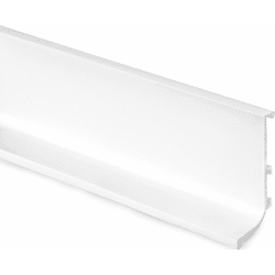L-Griffmulde Aluminium weiß lackiert Profillänge 3900 mm