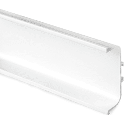 U-Griffmulde Aluminium weiß lackiert Profillänge 3900 mm