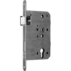 Beyer & Müller FH-Einsteckschloss 1000 PZW 65-2/72/9 mm,  20 x 235 mm Edelstahl Stulp RS