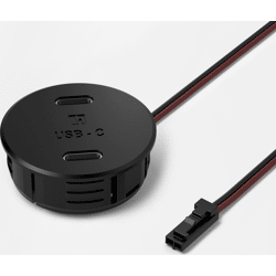 Halemeier USB Einbau-Doppelsteckdose TYP C