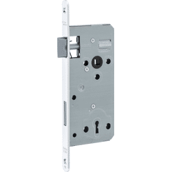 dormakaba Einstemmschloss ERGO,  KB,  50/90,  ÖNORM,  Stulp rund 250x18x3mm verz.,  LS/RS,  VE 5