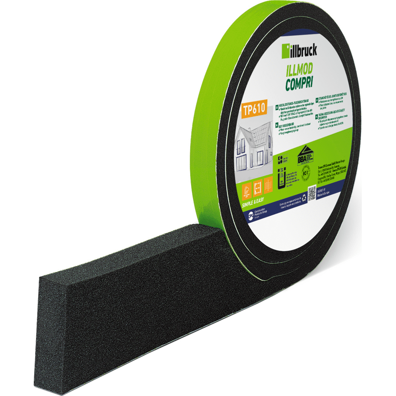 Fugen-Dichtungsband illmod eco anthrazit Fugentiefe/breite 10/1-2mm, Ro = 12,5m
