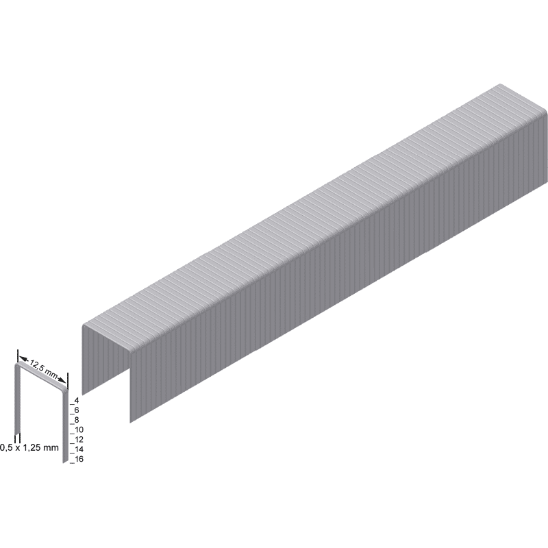 Heftklammern D06CNK (PK= 6.700 Stück)