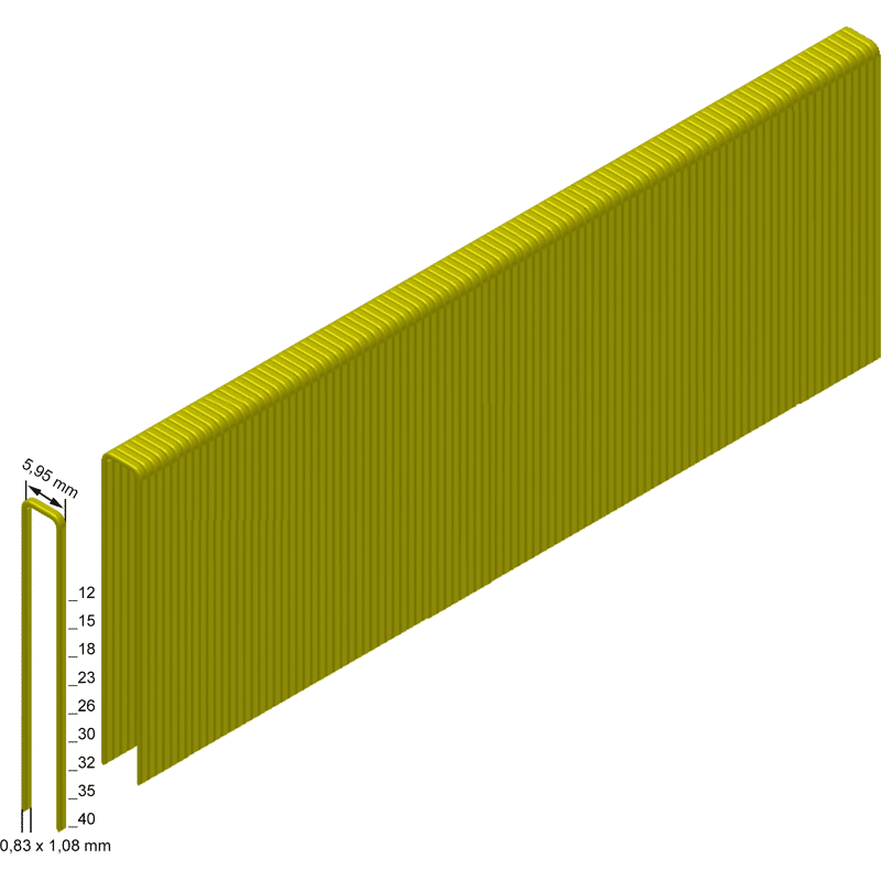 Heftklammern ES30CNKHA (PK= 5.200 Stück)