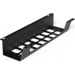 BMB Beschläge BOXIT V Kabelwanne mit großer Aussparung 520mm,  schwarz