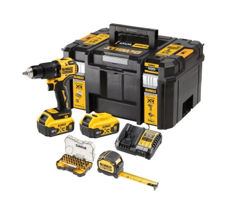 DeWalt Akku-Schlagbohrschrauber DCZ100P2KT (2x 18V/5,0 Ah)