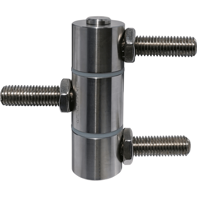 Torband verstellbar, Nirosta Bandh. 85mm, Bandrolle 30mm, Gewinde M12