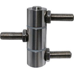 Torband verstellbar, Nirosta Bandh. 85mm, Bandrolle 30mm, Gewinde M12