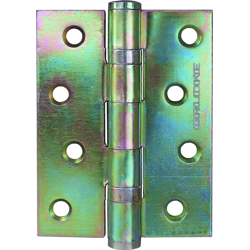 Grudke Scharnierband schwer,  gelb verzinkt Höhe 102 mm,  Breite 76 mm,  Stärke 3 mm