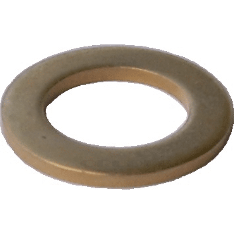 Zwischenring für Topfbandrollen, messing Aussen 10 mm, Innen 6 mm, Stärke 2 mm