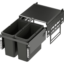 Vauth Sagel Abfalltrennsystem ENVI-Space 450er 2x16 l lavagrau