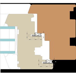 Fensterdichtung D3830 Lichtgrau