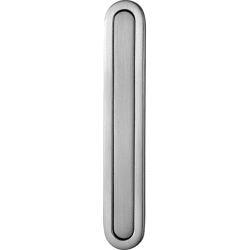 HERMAT Stirngriff für Schiebetüren 3660, Außenmaße: 85 x 16 x 1, 75 mm, ER