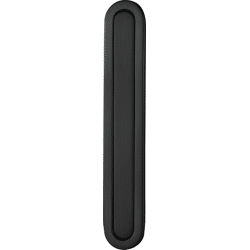 HERMAT Stirngriff für Schiebetüren 3660, Außenmaße: 85 x 16 x 1, 75 mm, schwarz