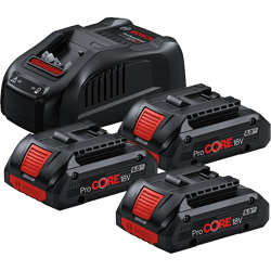 Bosch Starter Set: 3x PC 18V 4.0Ah + GAL 1880
