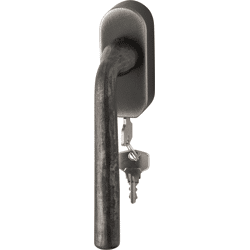 halcö Fenstergriff versperrbar Obertauern Stift 7x35mm Schmiedeeis