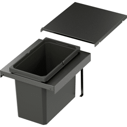 Vauth Sagel Abfalltrennsystem,  ENVI-FLEX,  400er/H326,  1x22 l,  lavagrau