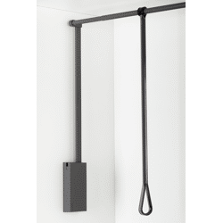 Kleiderlift SERVETTO 3T 560-950 mm anthrazit/anthrazit