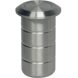Bodenmulde BM-R 15/25 mm, DM 15/ 25 mm, Edelstahl geschliffen