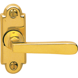 Lienbacher Halbolive klein Alt Wien Messing poliert,  Stift 7 x 35 mm ohne Rastung