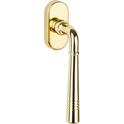 HERMAT Fenstergriff LYON Stift 7x31mm Messing poliert