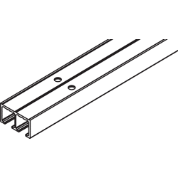 Hawa Doppellaufschiene Clipo 16 zum Aufschrauben