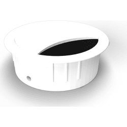 Kabeldurchführung Zamak weiss, Aussen: 67 mm, Bohrung: 60 mm