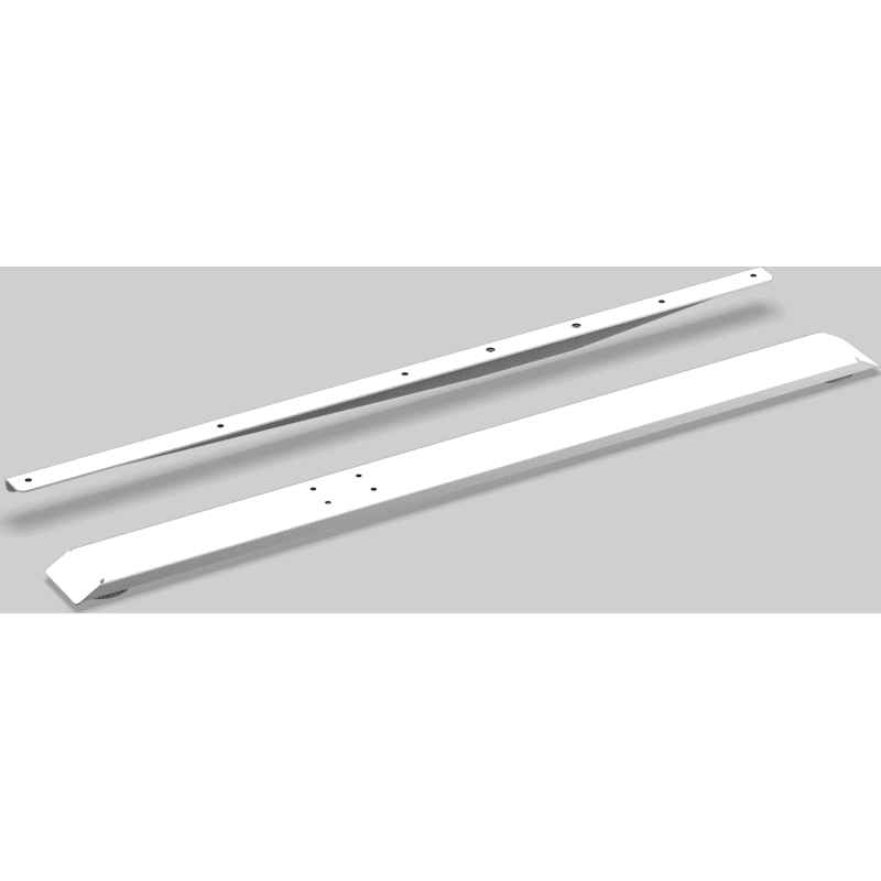E-Plus CL Auflagenverlängerung 1000mm mit passender Kufe Links Reinweiß