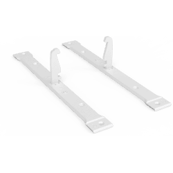 Kesseböhmer Fronthalter-Set für DISPENSA-x 90° 400mm eisweiß